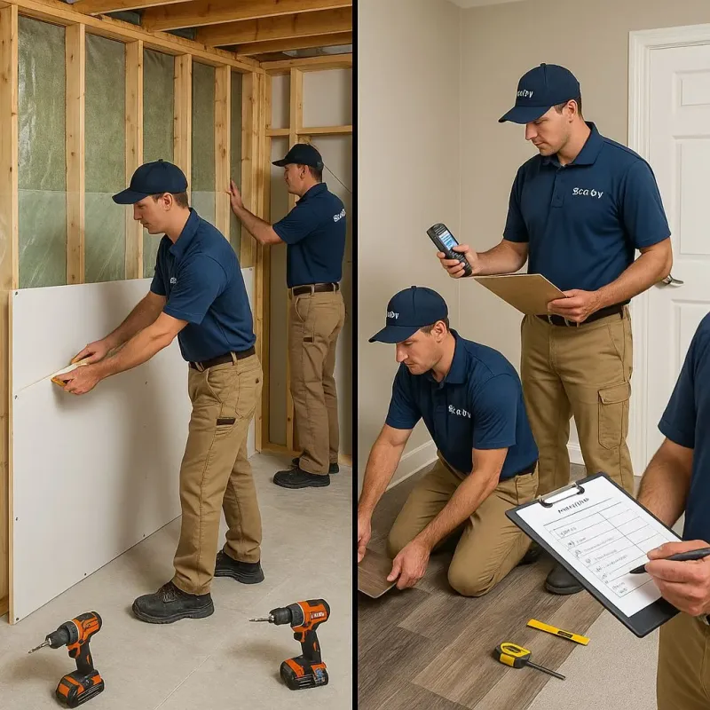 Repairs and Reconstruction process in Harlem, FL